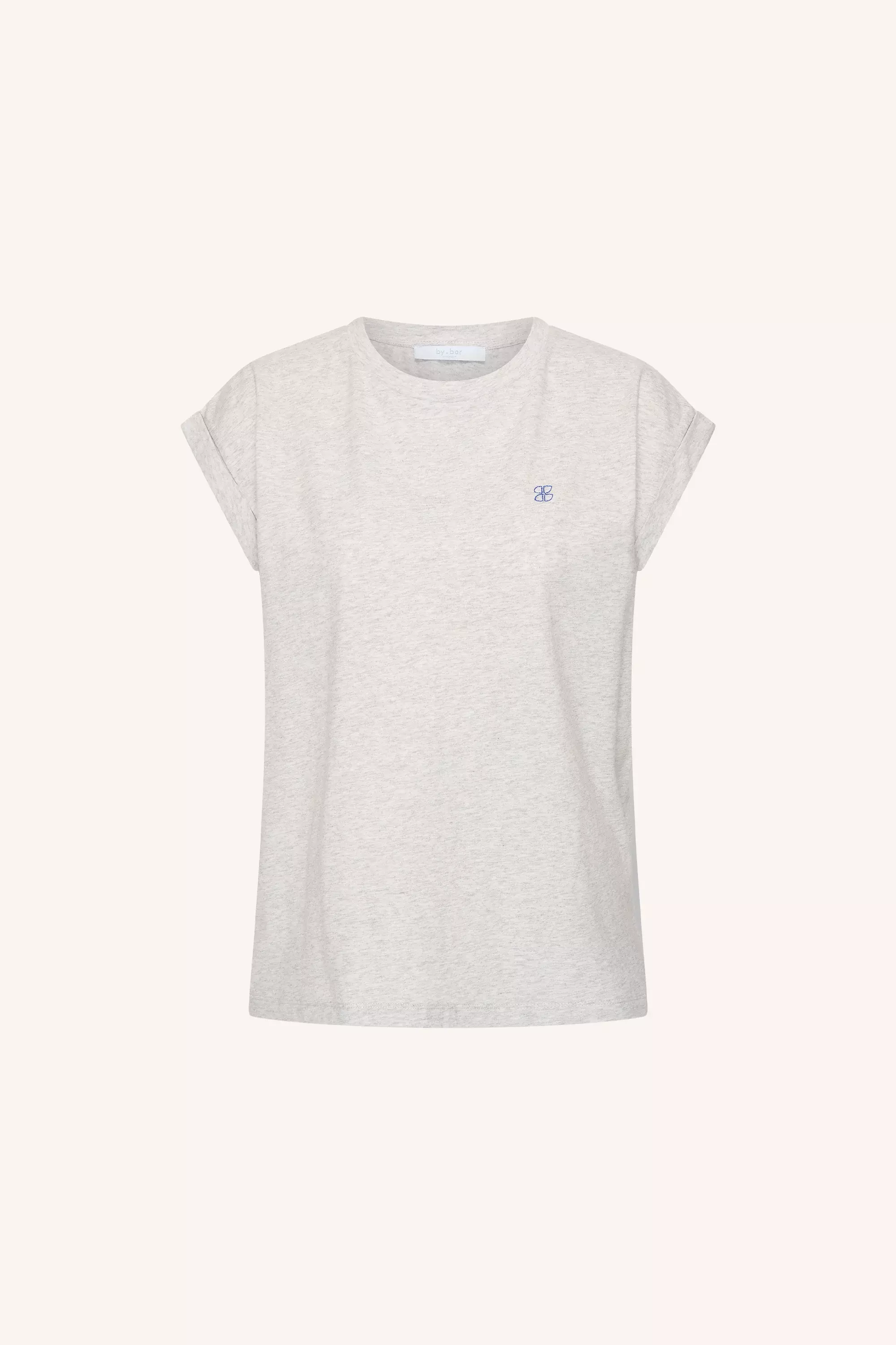 By-Bar Light Grey Melee Tobi Clover Top Damen grau